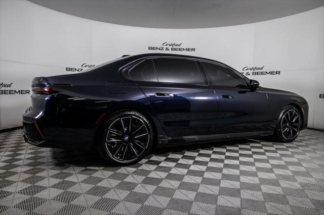 used 2024 BMW 740 car, priced at $82,000