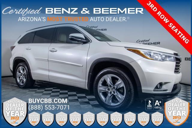 used 2014 Toyota Highlander car, priced at $15,000