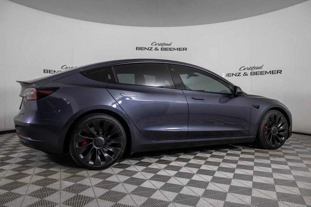 used 2021 Tesla Model 3 car, priced at $28,000