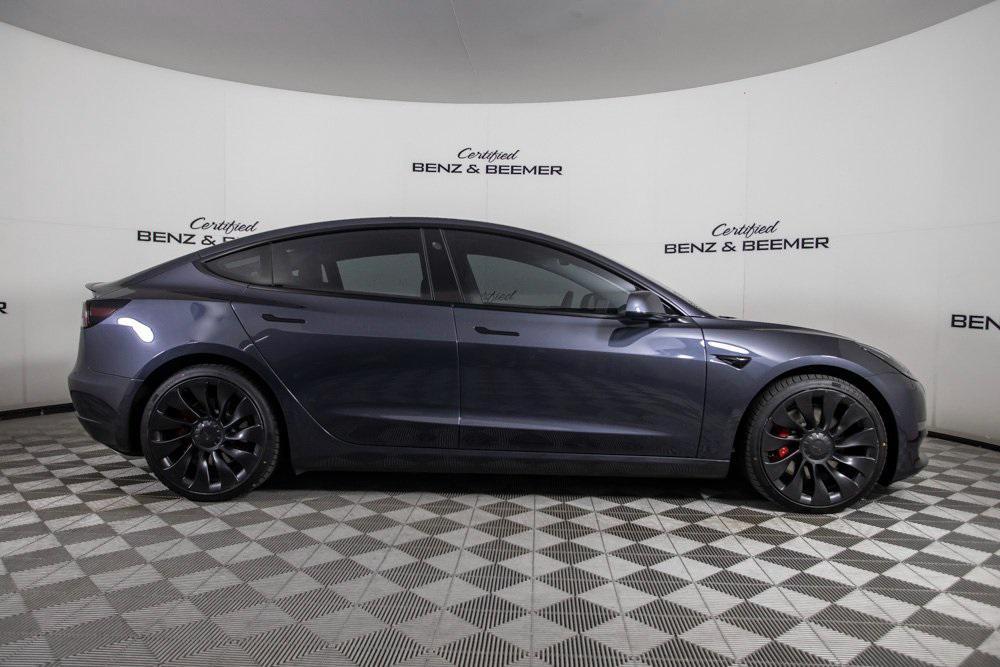 used 2021 Tesla Model 3 car, priced at $28,000