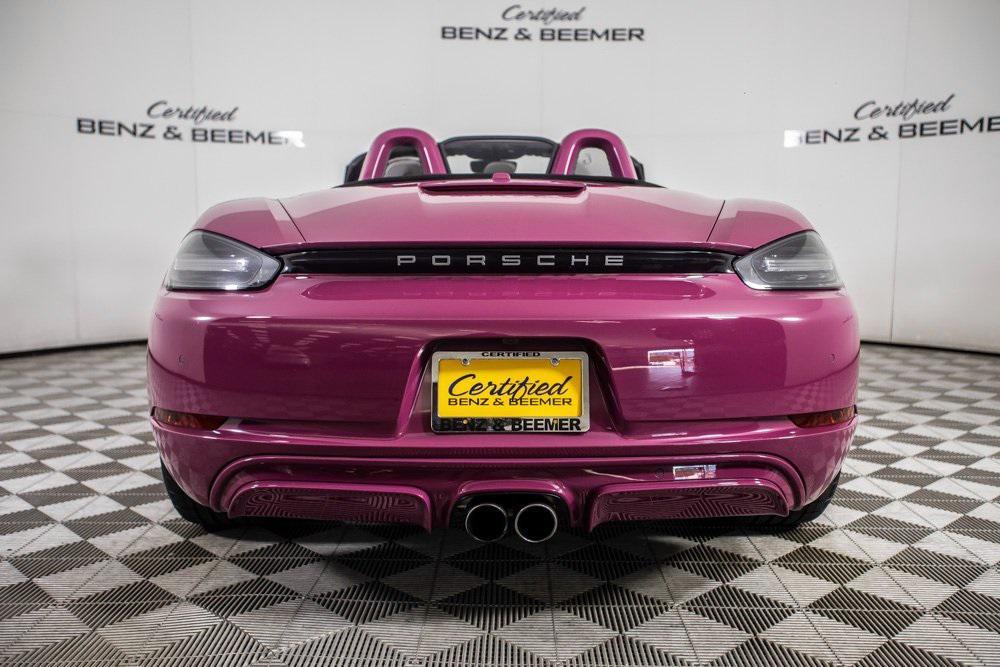 used 2024 Porsche 718 Boxster car, priced at $76,000