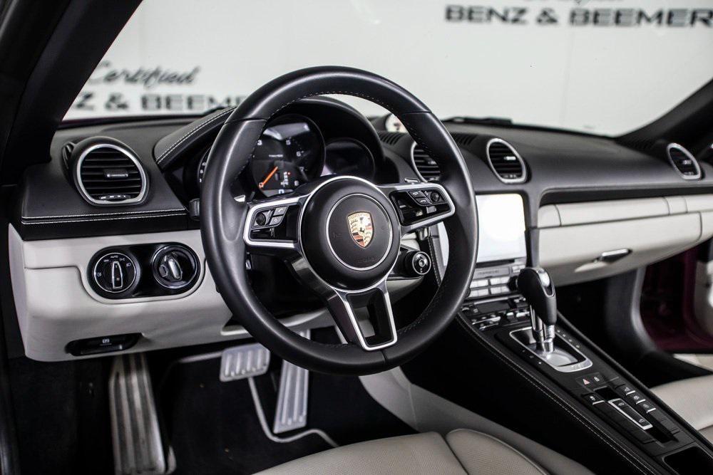 used 2024 Porsche 718 Boxster car, priced at $76,000