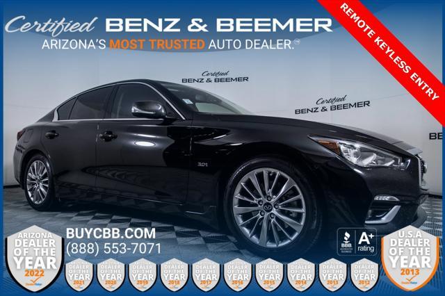 used 2019 INFINITI Q50 car, priced at $22,500