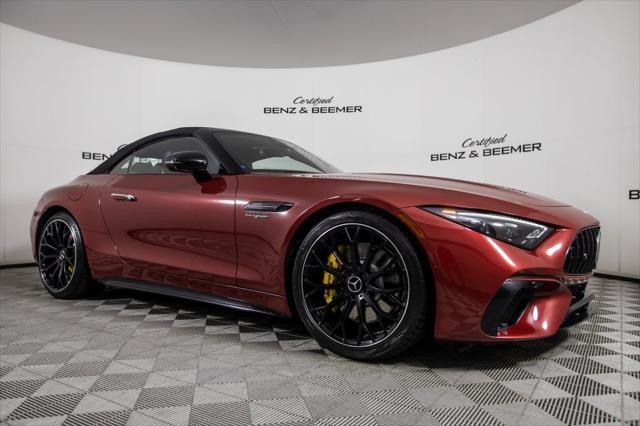 used 2022 Mercedes-Benz AMG SL 63 car, priced at $97,800