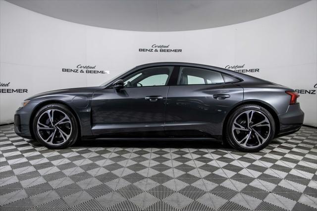 used 2022 Audi e-tron GT car, priced at $57,000