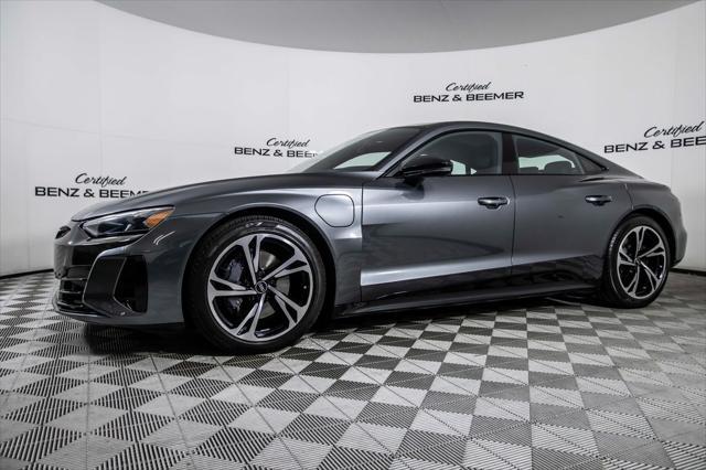 used 2022 Audi e-tron GT car, priced at $57,000