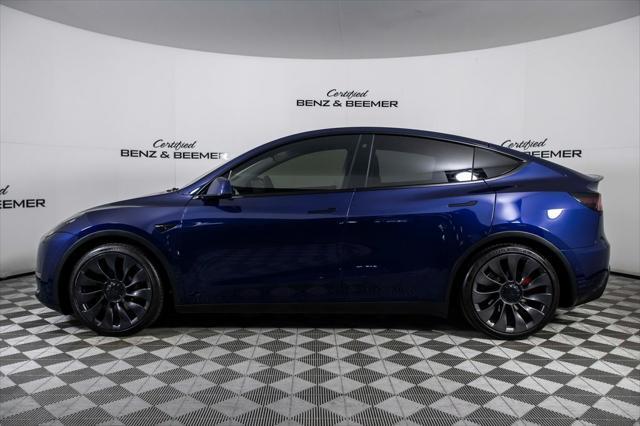 used 2022 Tesla Model Y car, priced at $32,000