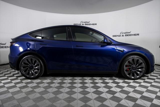 used 2022 Tesla Model Y car, priced at $32,000