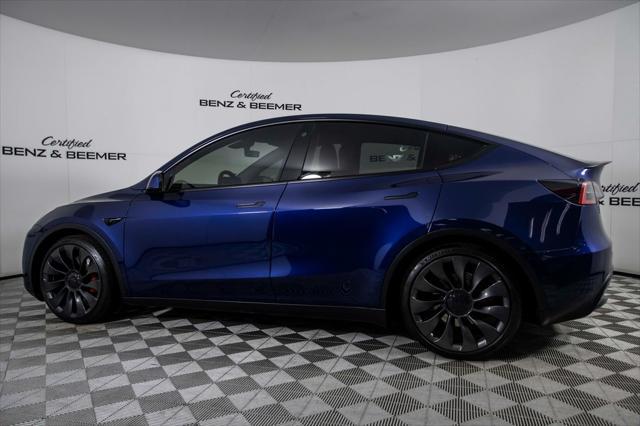 used 2022 Tesla Model Y car, priced at $32,000