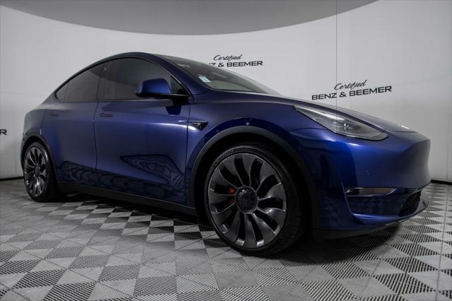 used 2022 Tesla Model Y car, priced at $32,000