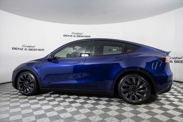 used 2022 Tesla Model Y car, priced at $32,000