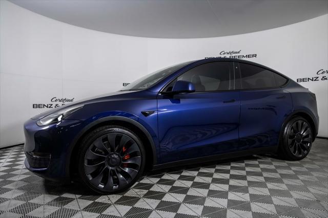 used 2022 Tesla Model Y car, priced at $32,000