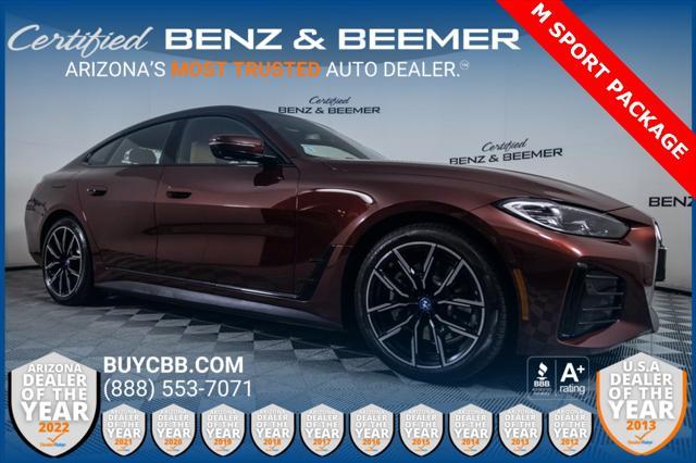 used 2022 BMW i4 Gran Coupe car, priced at $39,800