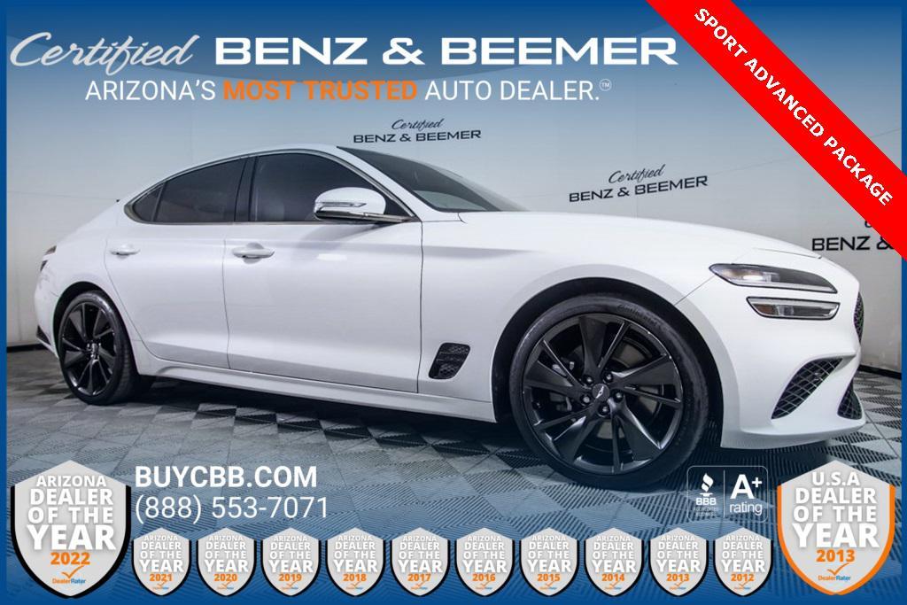 used 2022 Genesis G70 car, priced at $31,000