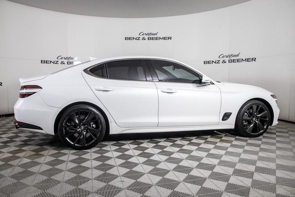 used 2022 Genesis G70 car, priced at $31,000