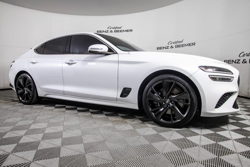 used 2022 Genesis G70 car, priced at $31,000