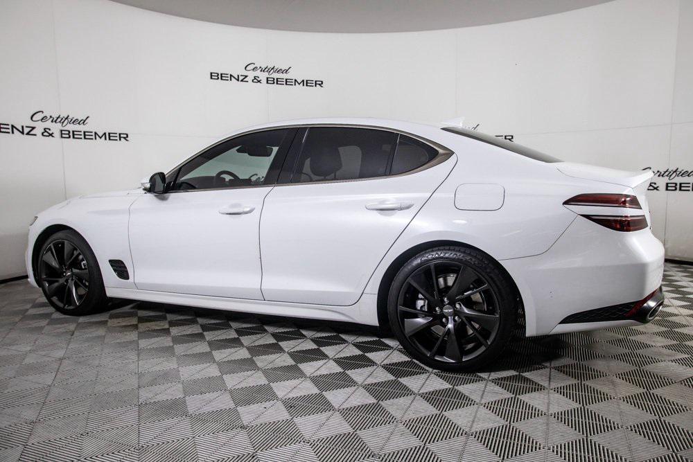 used 2022 Genesis G70 car, priced at $31,000