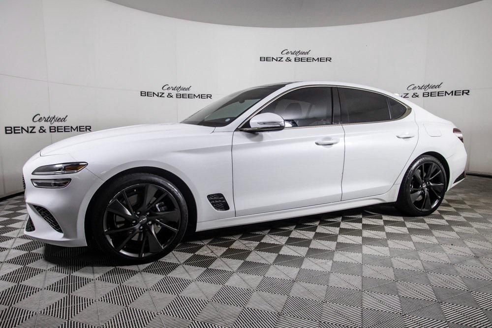 used 2022 Genesis G70 car, priced at $31,000