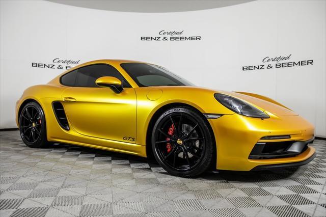 used 2018 Porsche 718 Cayman car, priced at $72,500