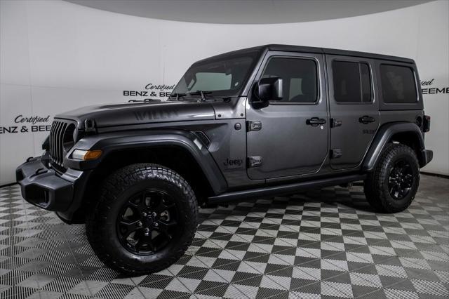 used 2020 Jeep Wrangler Unlimited car, priced at $32,000