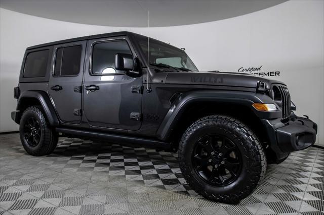 used 2020 Jeep Wrangler Unlimited car, priced at $32,000