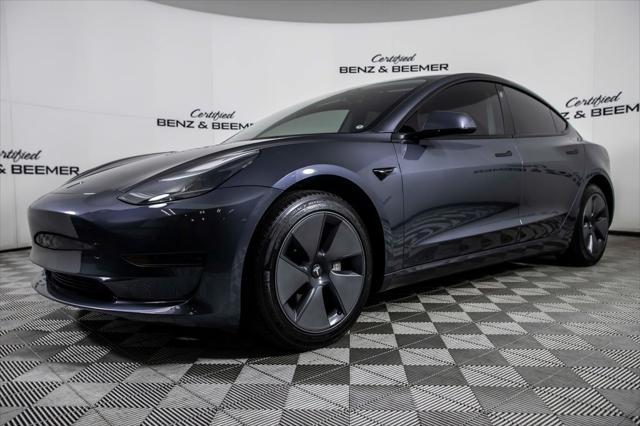 used 2023 Tesla Model 3 car, priced at $28,000