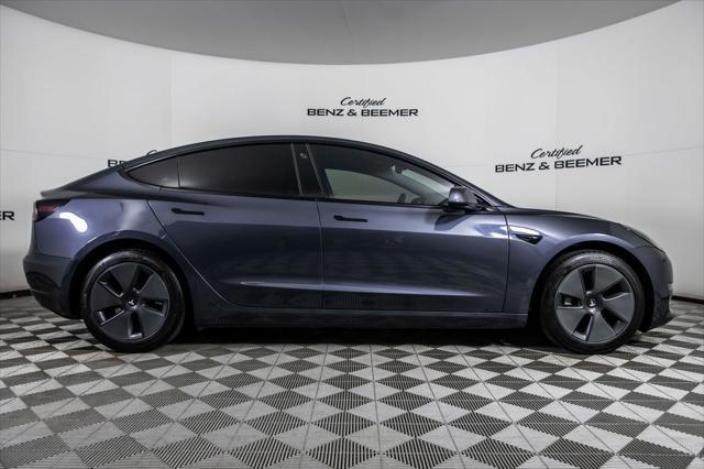 used 2023 Tesla Model 3 car, priced at $28,000