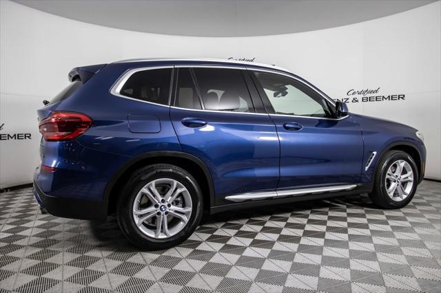 used 2021 BMW X3 car, priced at $32,500