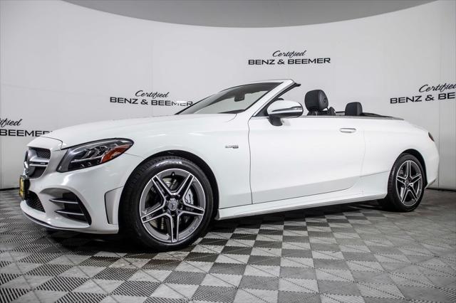 used 2020 Mercedes-Benz AMG C 43 car, priced at $45,000