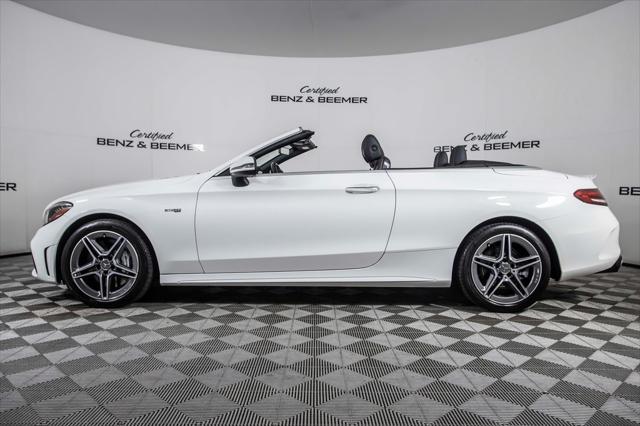 used 2020 Mercedes-Benz AMG C 43 car, priced at $45,000