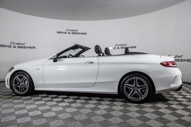 used 2020 Mercedes-Benz AMG C 43 car, priced at $45,000