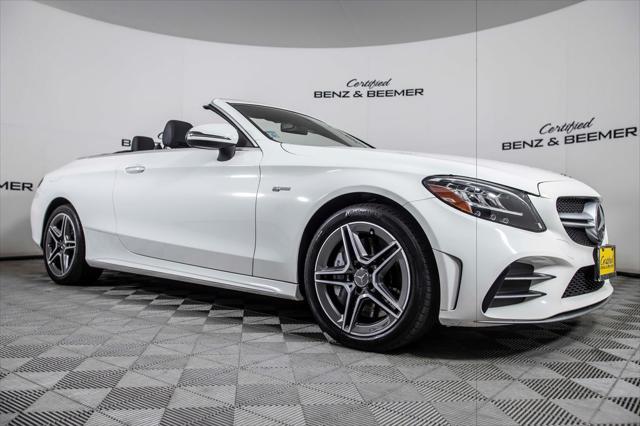 used 2020 Mercedes-Benz AMG C 43 car, priced at $45,000