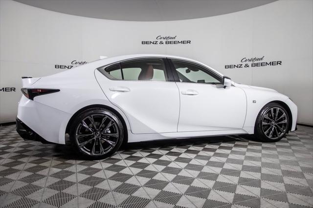 used 2024 Lexus IS 350 car, priced at $48,500