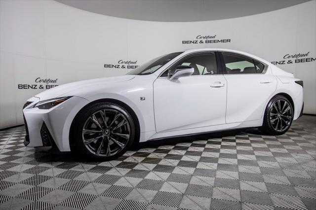 used 2024 Lexus IS 350 car, priced at $48,500