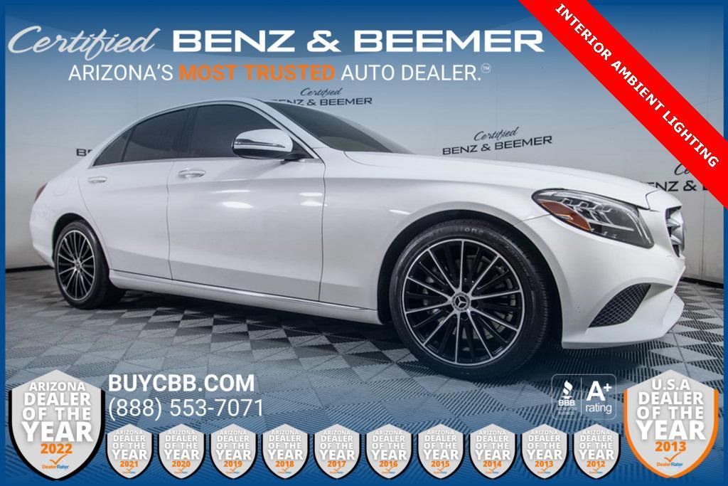 used 2019 Mercedes-Benz C-Class car, priced at $21,000