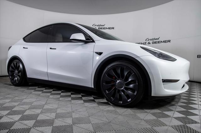 used 2022 Tesla Model Y car, priced at $31,500