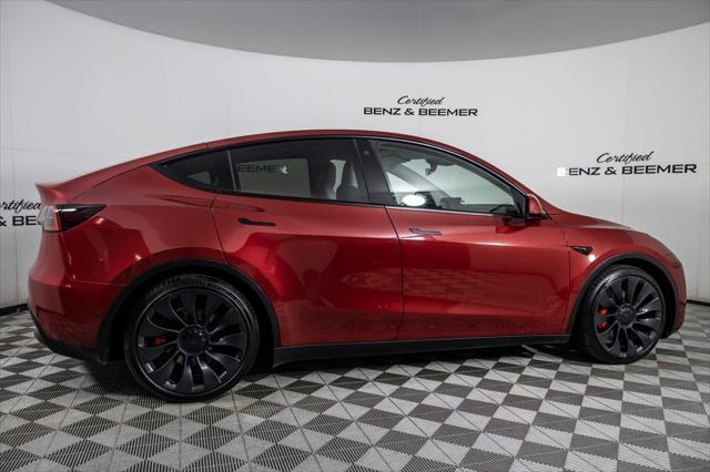 used 2022 Tesla Model Y car, priced at $37,000