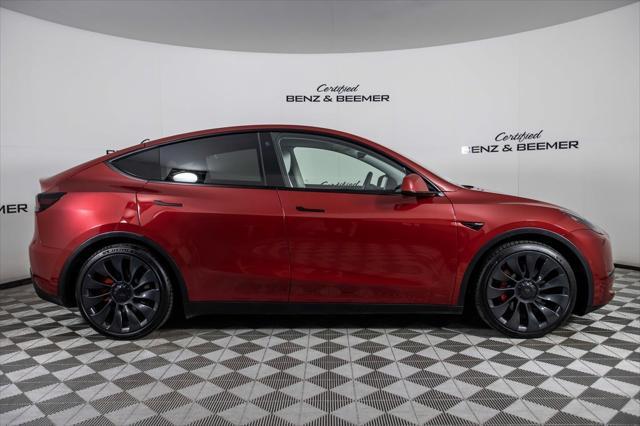 used 2022 Tesla Model Y car, priced at $37,000