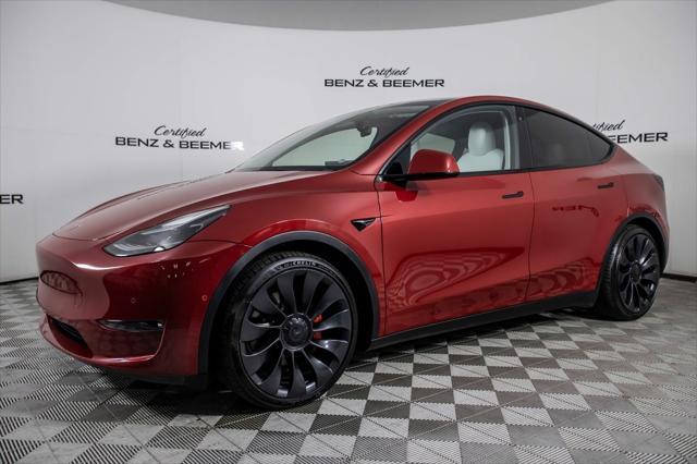 used 2022 Tesla Model Y car, priced at $37,000