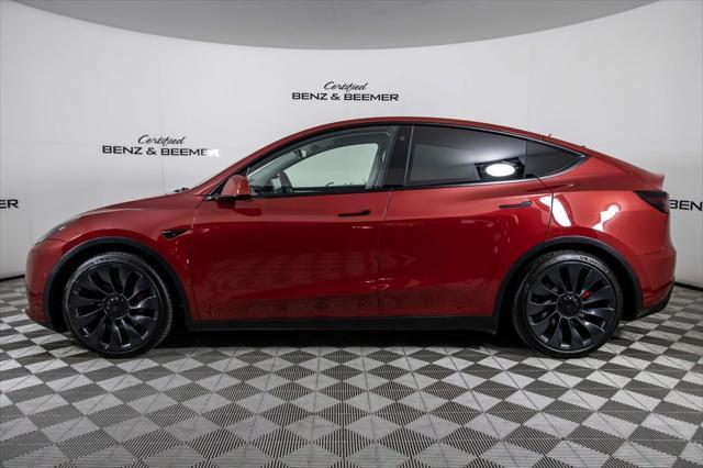 used 2022 Tesla Model Y car, priced at $37,000