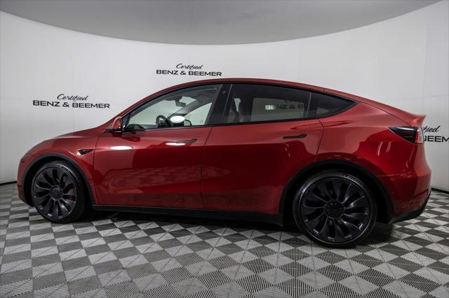 used 2022 Tesla Model Y car, priced at $37,000