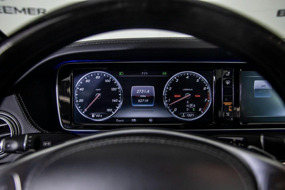 used 2015 Mercedes-Benz S-Class car, priced at $28,000
