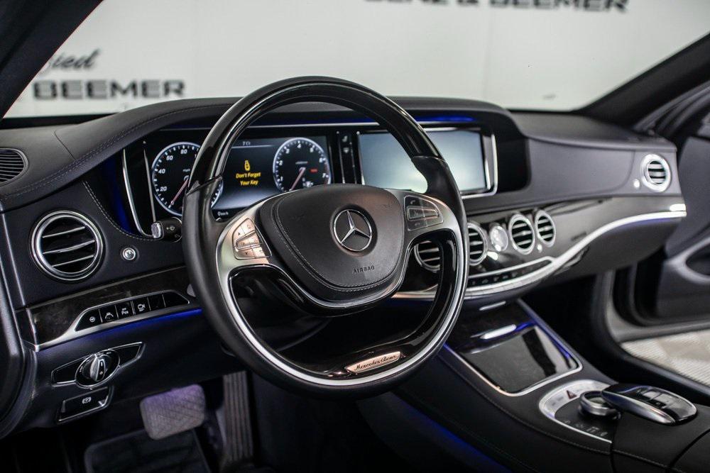 used 2015 Mercedes-Benz S-Class car, priced at $28,000