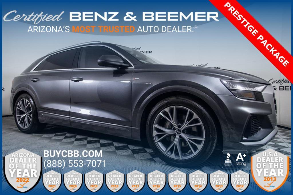 used 2023 Audi Q8 car, priced at $59,000