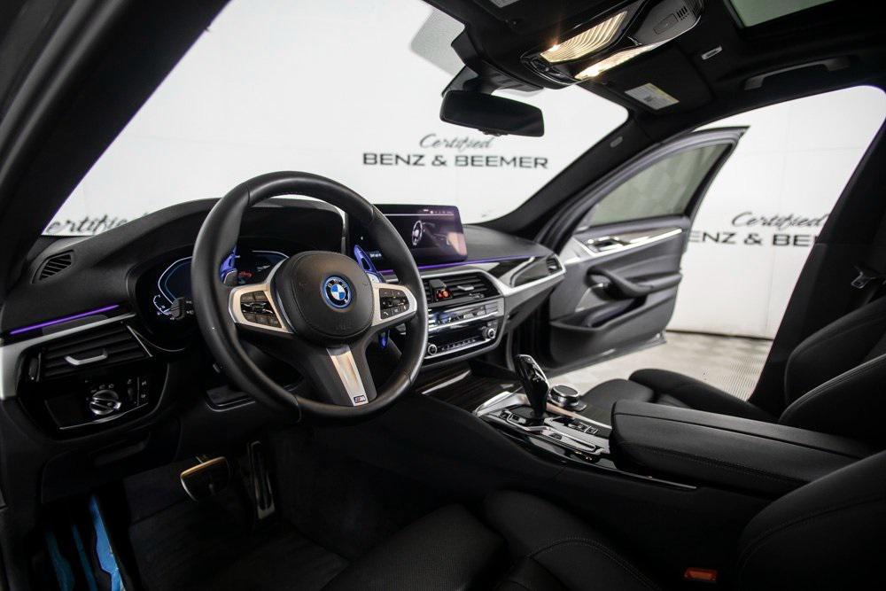 used 2022 BMW 530e car, priced at $29,000