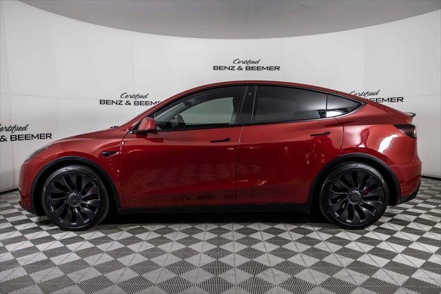 used 2022 Tesla Model Y car, priced at $31,500