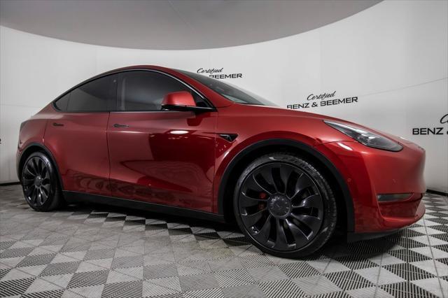 used 2022 Tesla Model Y car, priced at $31,500