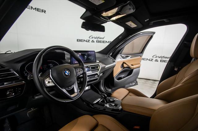 used 2022 BMW X3 car, priced at $33,500