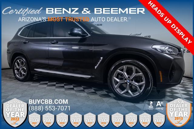 used 2022 BMW X3 car, priced at $34,000