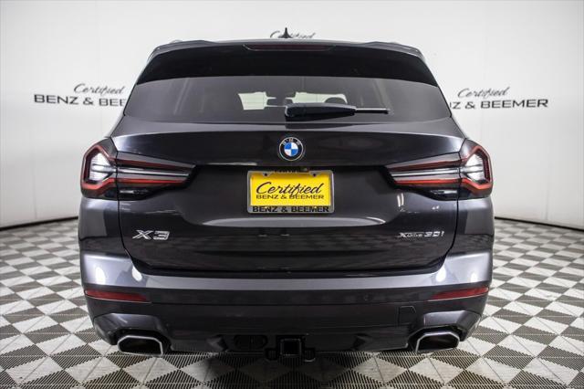 used 2022 BMW X3 car, priced at $33,500